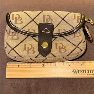 Dooney & Bourke Brown Monogram Wristlet
3.5x6x1